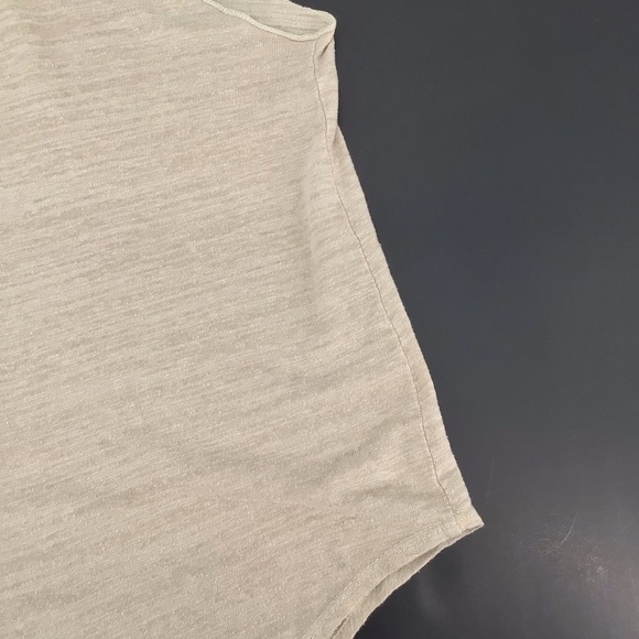 LNA Beige Tan Cutout Lightweight Sleeveless Tank Top Size Medium - Picture 11 of 12